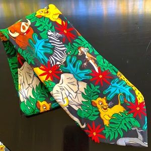 Walt Disney Tie 100% Silk Authentic Made in Korea